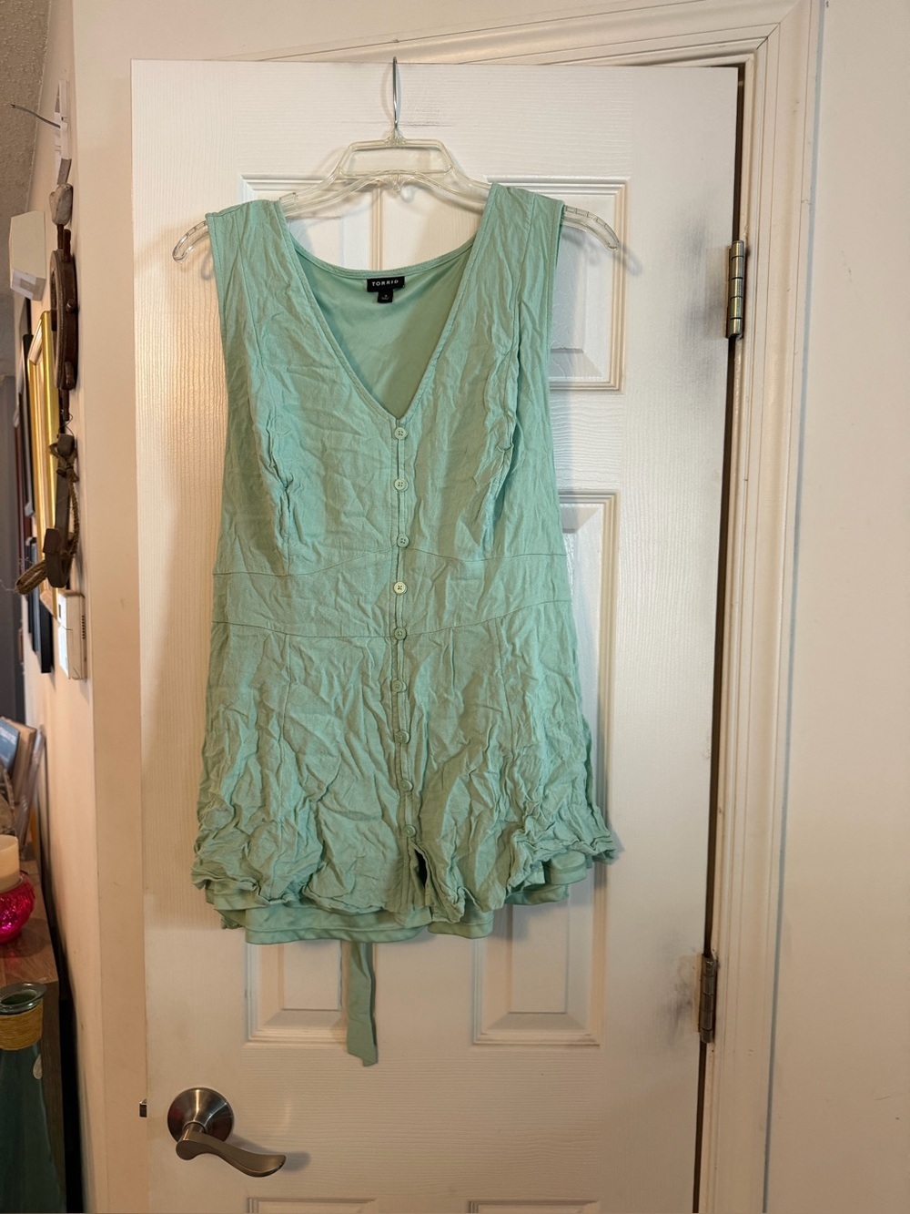 Torrid Light Mint Green Top with Branded Neck Label
